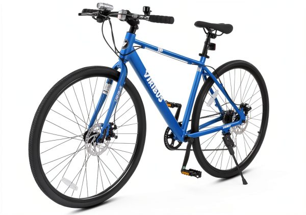 Hybrid Bike Viribus Aluminum 7‑Speed for Adults-0