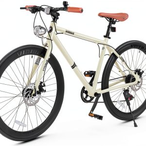 Hybrid Bike Viribus Aluminum 7‑Speed for Adults-0