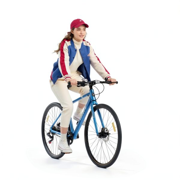 Hybrid Bike Viribus Aluminum 7‑Speed for Adults-1
