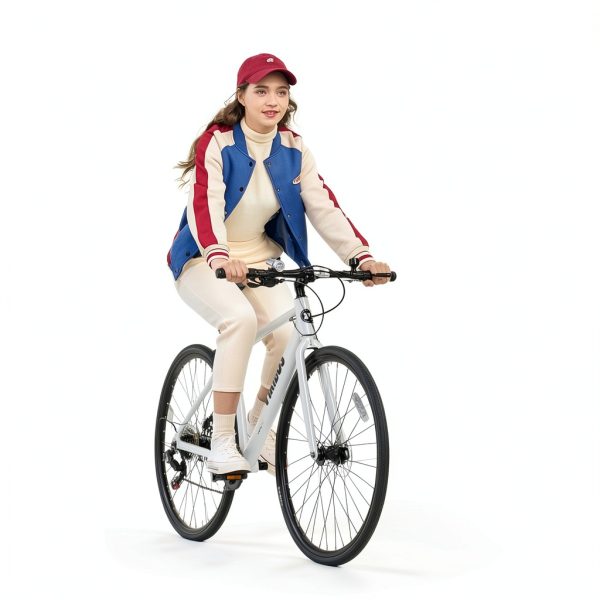 Viribus Hybrid 700C City Bike Aluminum Frame 7 Speed Large-1
