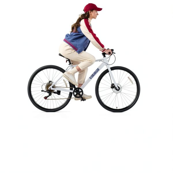 Viribus Hybrid 700C City Bike Aluminum Frame 7 Speed Large-6