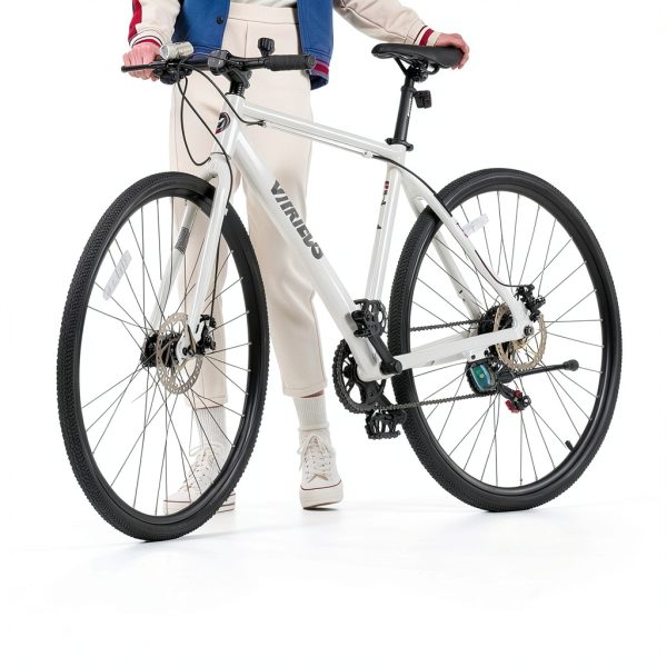 Viribus Hybrid 700C City Bike Aluminum Frame 7 Speed Large-2